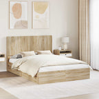 Estructura de cama con almacenamiento y cabecero 3 pcs