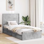 Estructura de cama con almacenamiento y cabecero 3 pcs