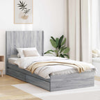 Estructura de cama con almacenamiento y cabecero 3 pcs