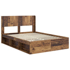 Estructura de cama con almacenamiento y cabecero