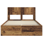 Estructura de cama con almacenamiento y cabecero
