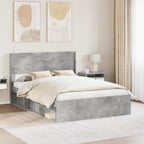 Estructura de cama con almacenamiento y cabecero