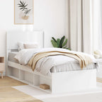 Estructura de cama con almacenamiento y cabecero