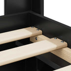 Estructura de cama con almacenamiento y cabecero 3 pcs