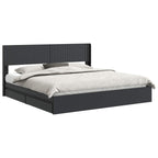 Estructura de cama con almacenamiento y cabecero 3 pcs
