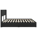 Estructura de cama con almacenamiento y cabecero 3 pcs