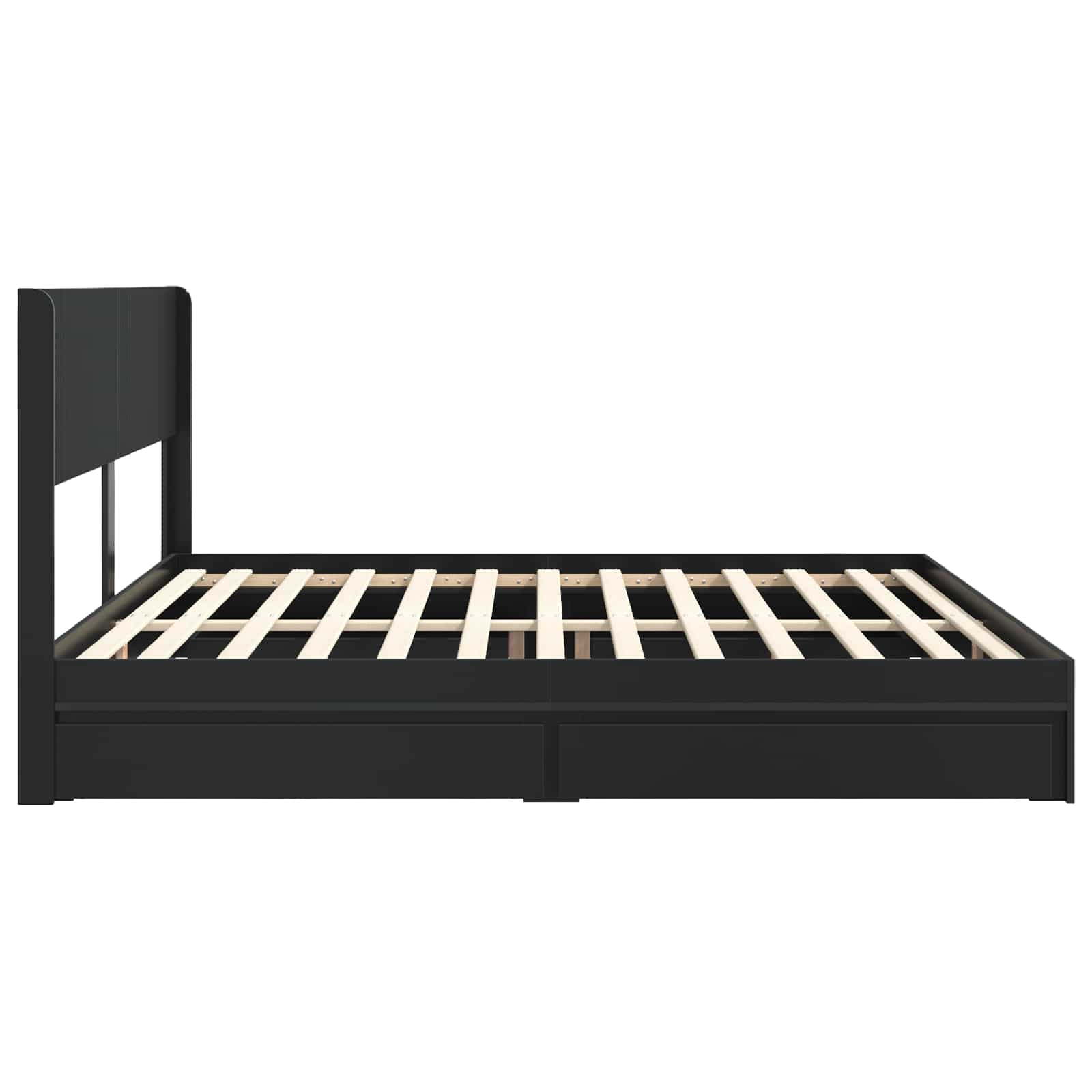 Estructura de cama con almacenamiento y cabecero 3 pcs