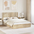 Estructura de cama con almacenamiento y cabecero 3 pcs