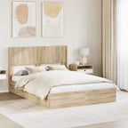 Estructura de cama con almacenamiento y cabecero 3 pcs