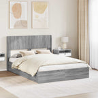 Estructura de cama con almacenamiento y cabecero 3 pcs