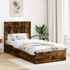 Estructura de cama con almacenamiento y cabecero 3 pcs