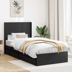 Estructura de cama con almacenamiento y cabecero 3 pcs