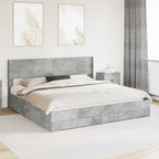 Cama con almacenamiento 140 x 190 cm Madera de ingeniería