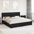 Cama con almacenamiento 140 x 190 cm Madera de ingeniería