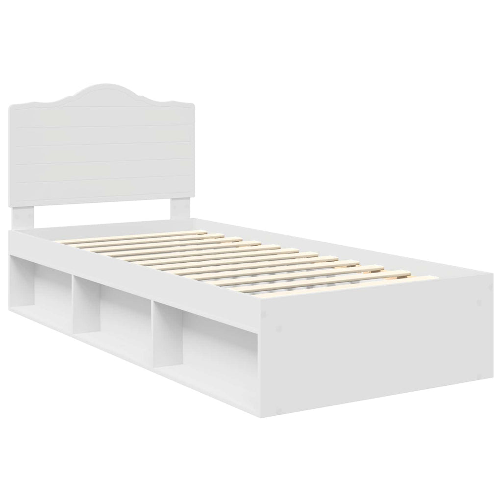 Estructura de cama 100 x 200 cm Madera de pino macizo