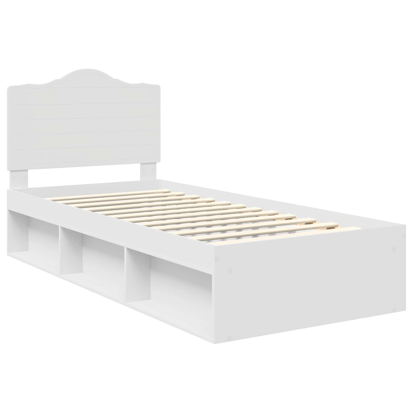 Estructura de cama 100 x 200 cm Madera de pino macizo