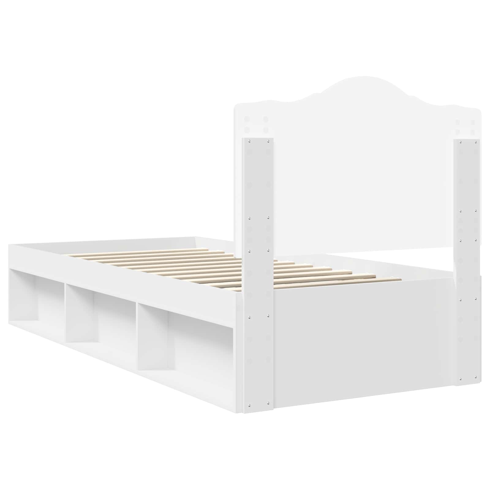 Estructura de cama 100 x 200 cm Madera de pino macizo