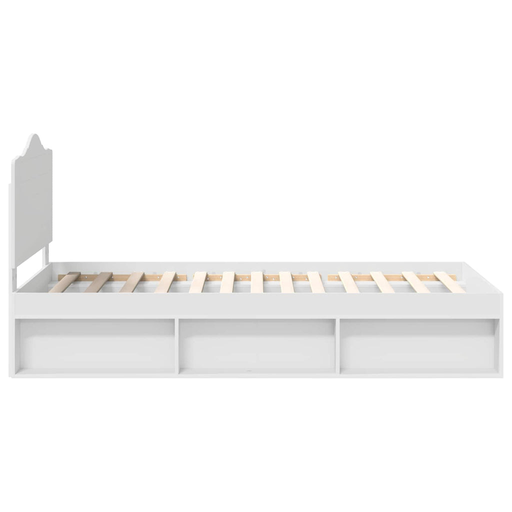 Estructura de cama 100 x 200 cm Madera de pino macizo