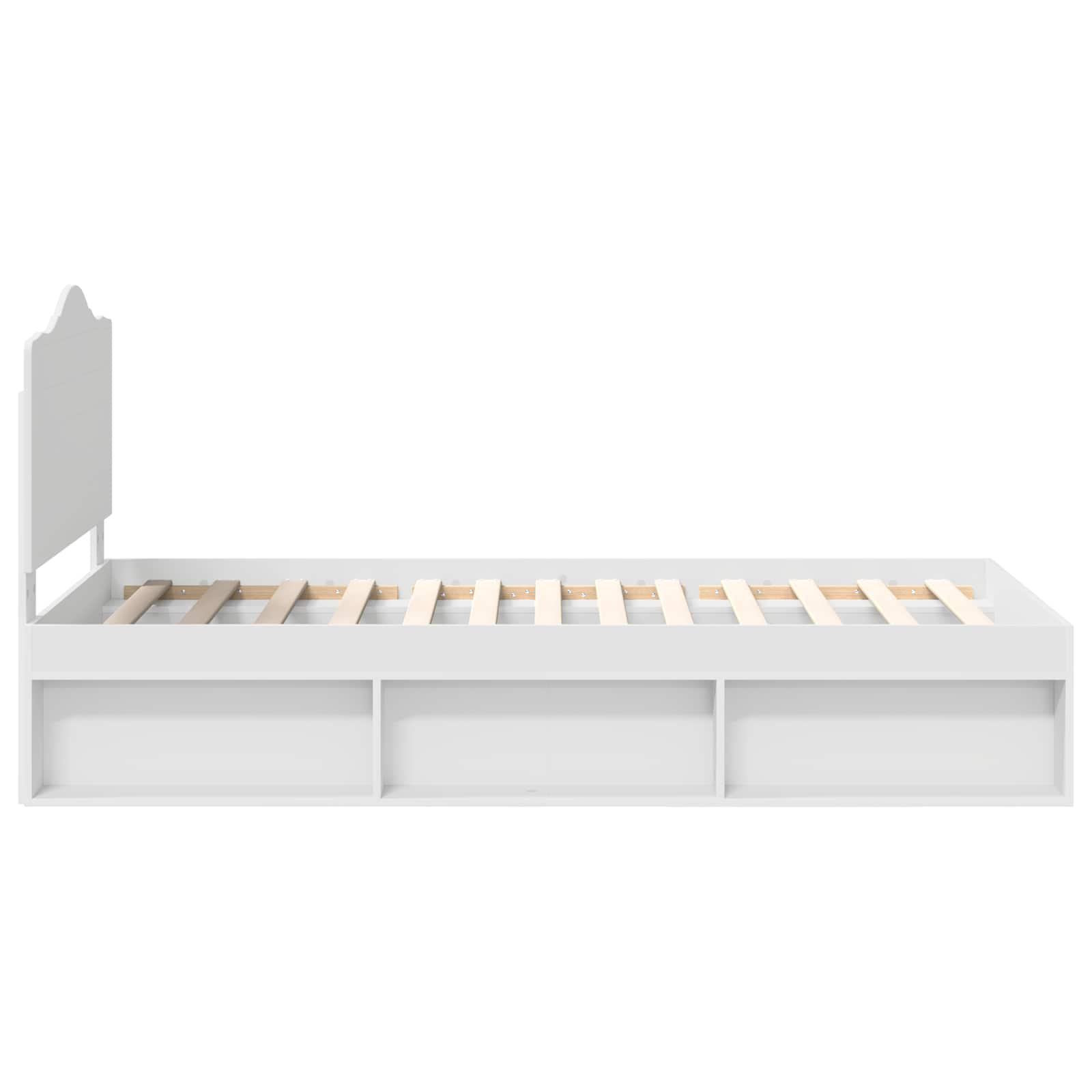 Estructura de cama 100 x 200 cm Madera de pino macizo