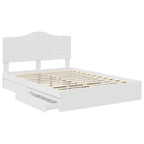 Cama con almacenamiento 140 x 190 cm Madera de ingeniería