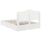 Cama con almacenamiento 140 x 190 cm Madera de ingeniería