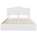 Cama con almacenamiento 140 x 190 cm Madera de ingeniería
