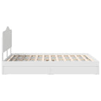 Cama con almacenamiento 140 x 190 cm Madera de ingeniería