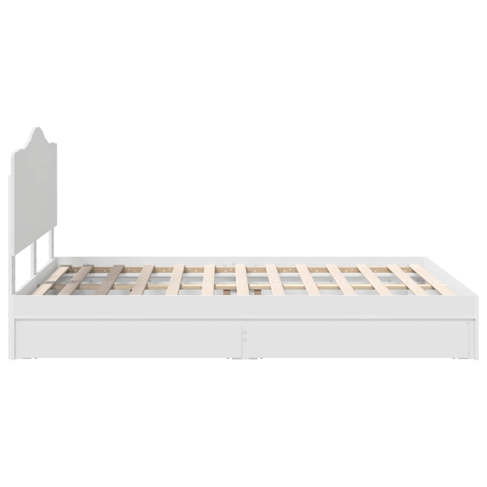 Cama con almacenamiento 140 x 190 cm Madera de ingeniería