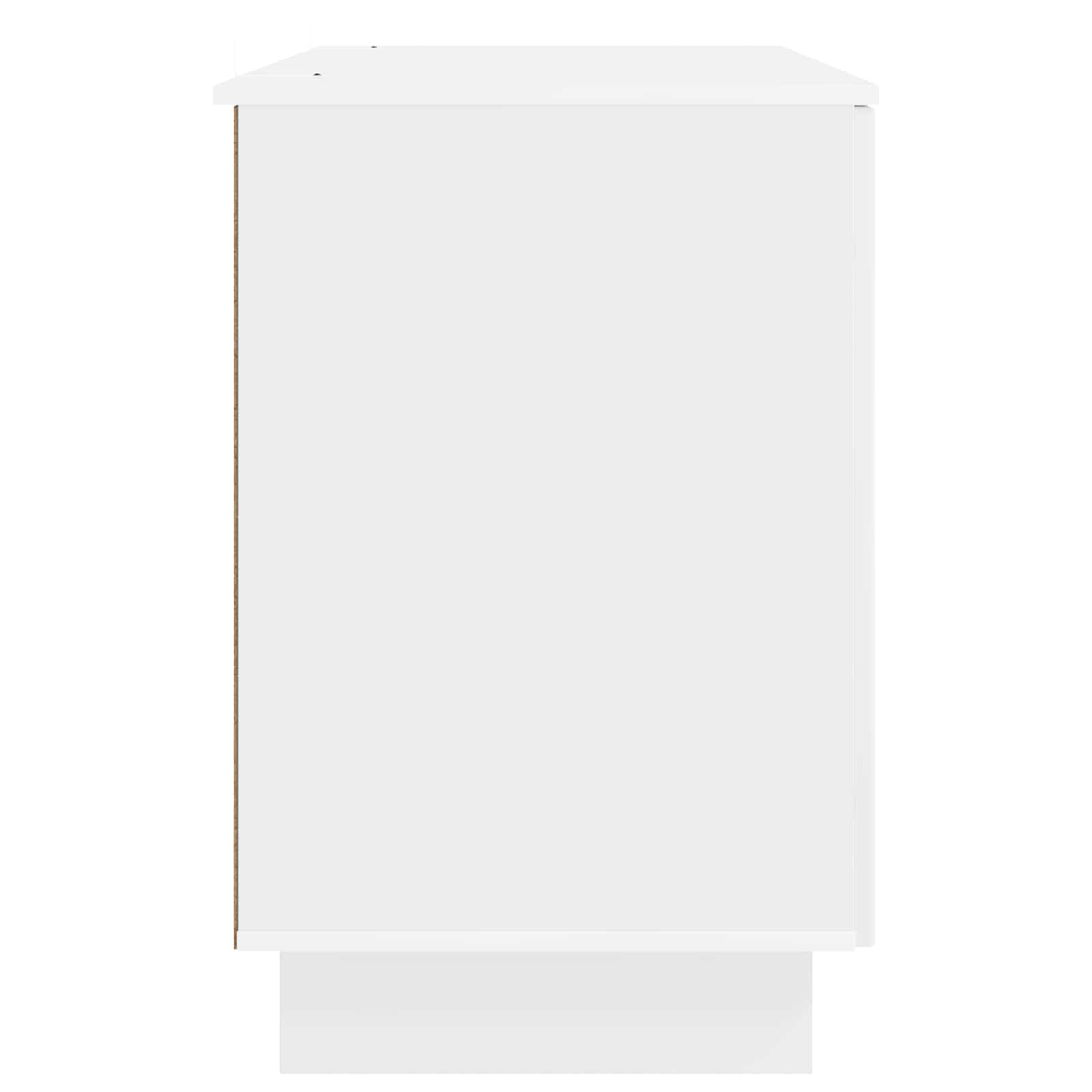 Escritorio Blanco Brillante Madera de ingeniería