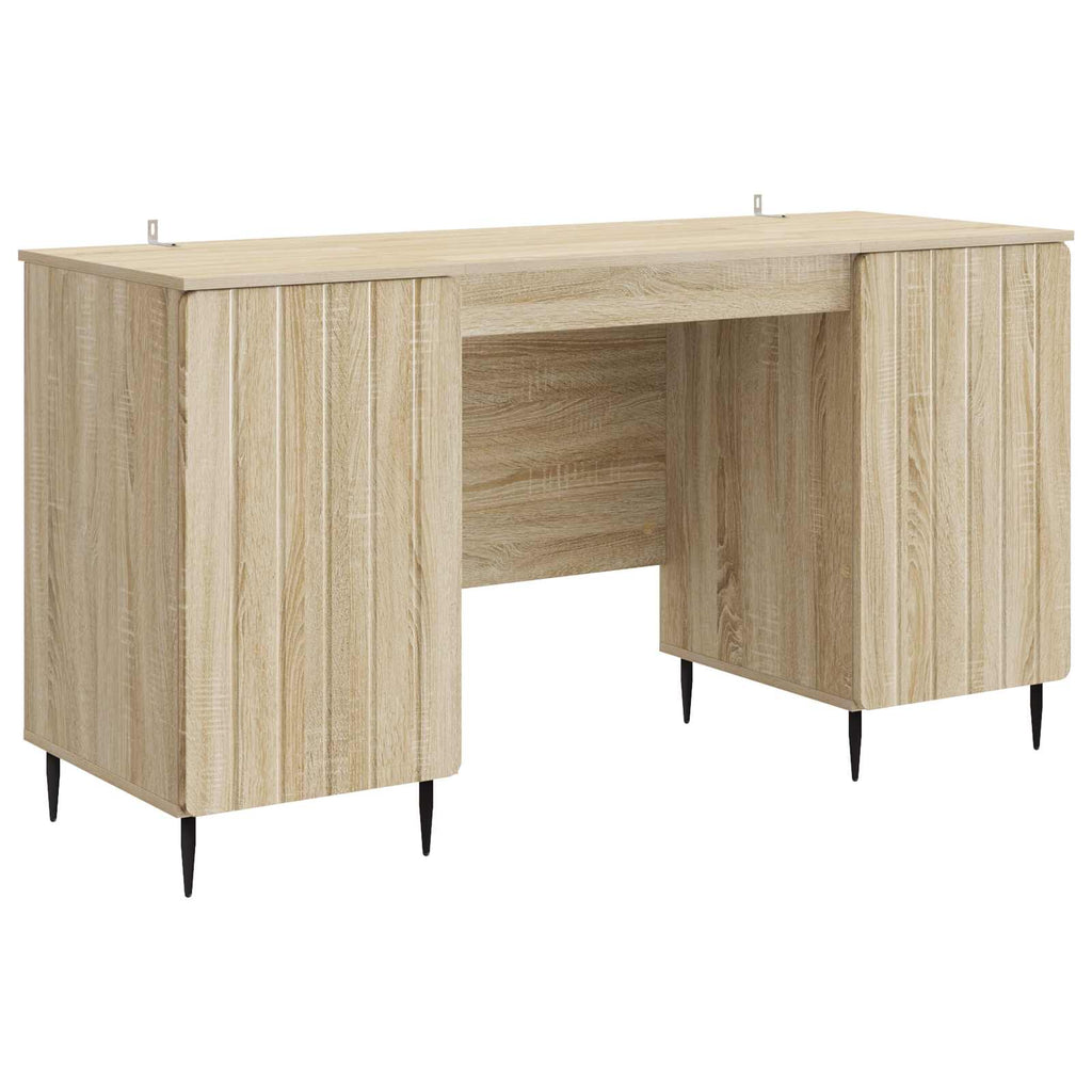 Escritorio Roble Sonoma 142,5 x 50 x 75 cm Madera de Ingeniería