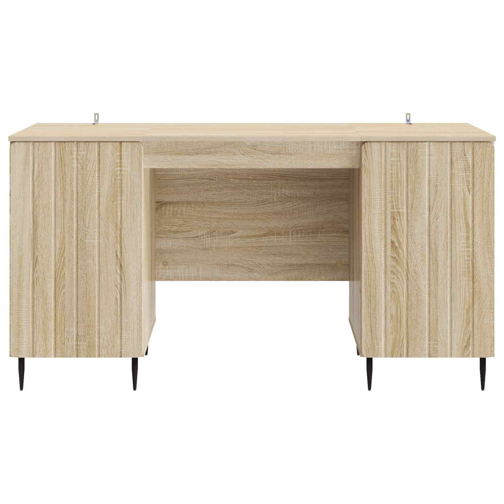 Escritorio Roble Sonoma 142,5 x 50 x 75 cm Madera de Ingeniería