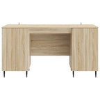Escritorio Roble Sonoma 142,5 x 50 x 75 cm Madera de Ingeniería