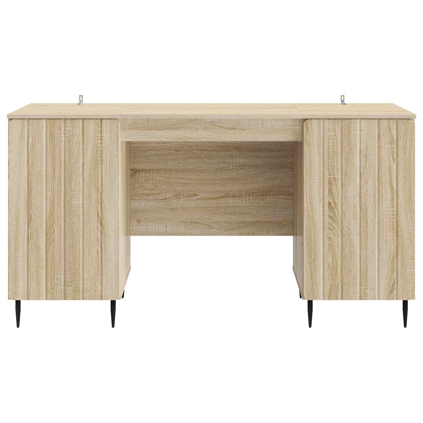 Escritorio Roble Sonoma 142,5 x 50 x 75 cm Madera de Ingeniería