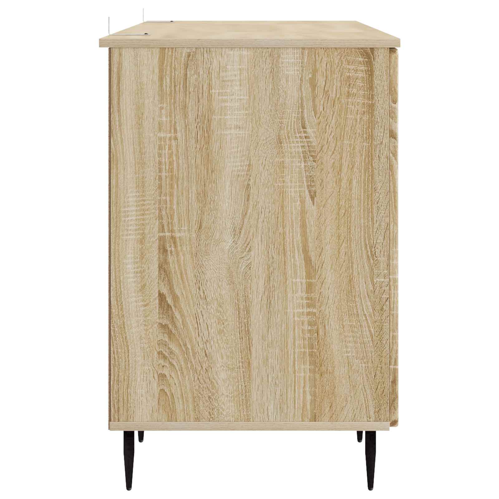 Escritorio Roble Sonoma 142,5 x 50 x 75 cm Madera de Ingeniería