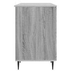 Escritorio Gris Sonoma 142,5 x 50 x 75 cm Madera de Ingeniería