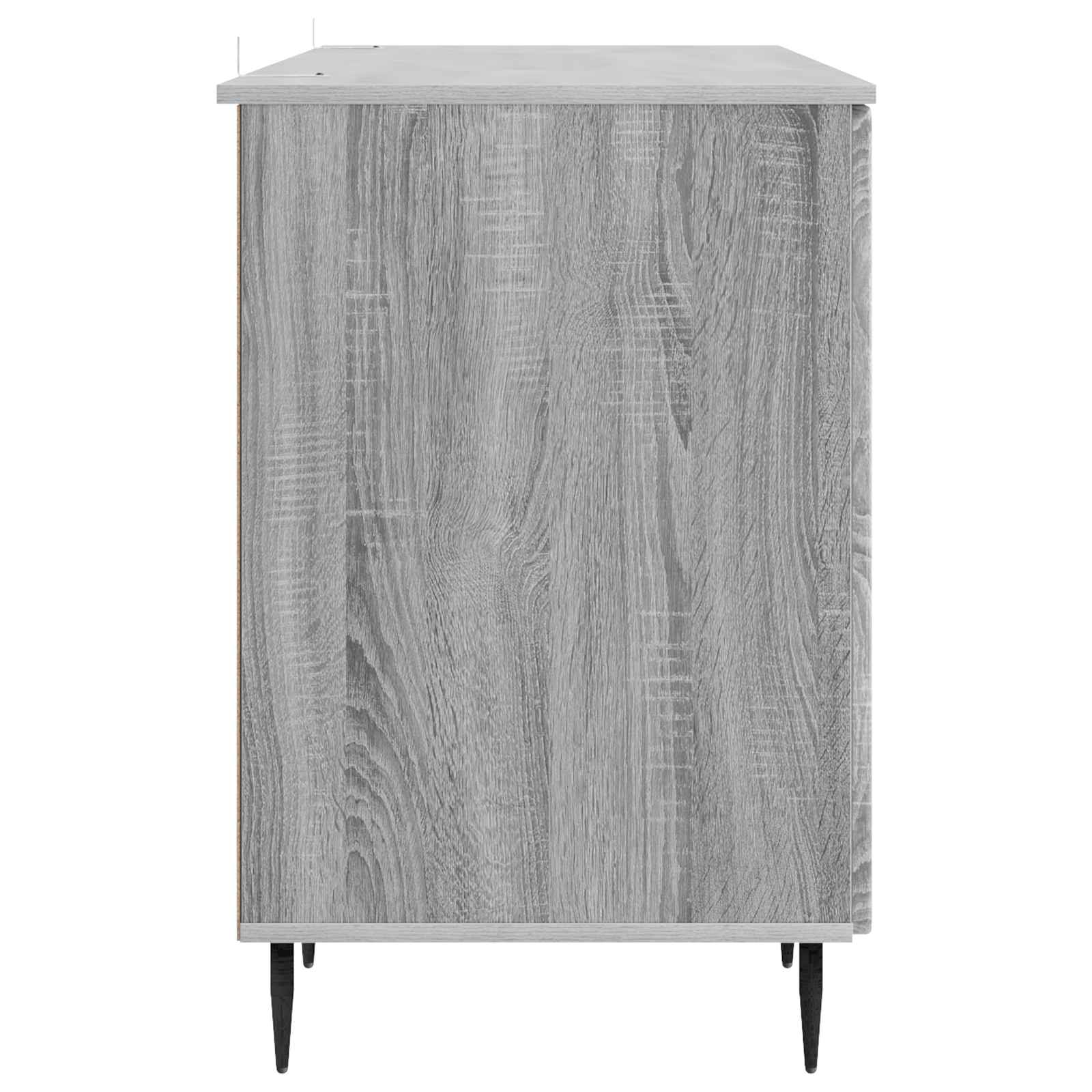 Escritorio Gris Sonoma 142,5 x 50 x 75 cm Madera de Ingeniería