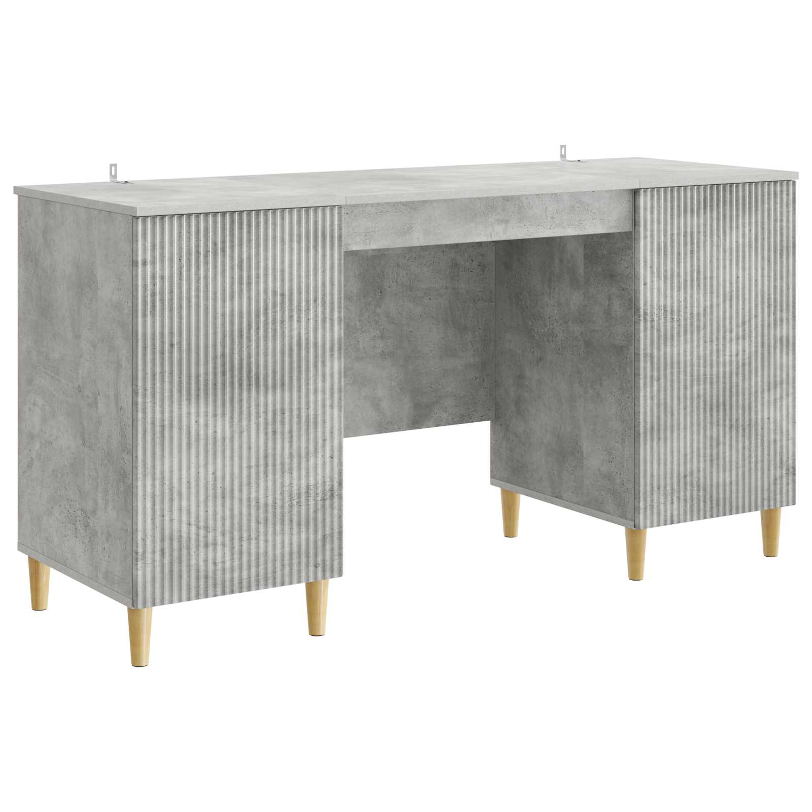 Escritorio Brillante 142,5 x 50 x 75 cm Madera de Ingeniería