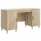 Escritorio Roble Sonoma 142,5 x 50 x 75 cm Madera de Ingeniería