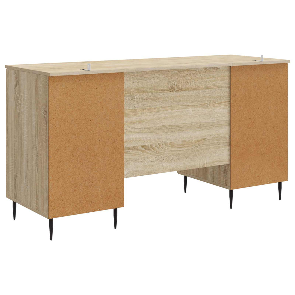 Escritorio Roble Sonoma 142,5 x 50 x 75 cm Madera de Ingeniería
