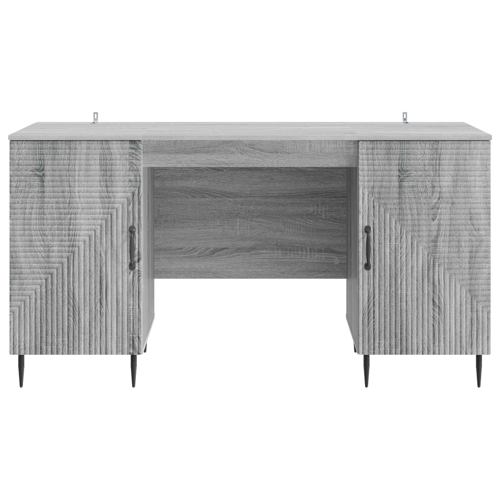Escritorio Gris Sonoma 142,5 x 50 x 75 cm Madera de Ingeniería