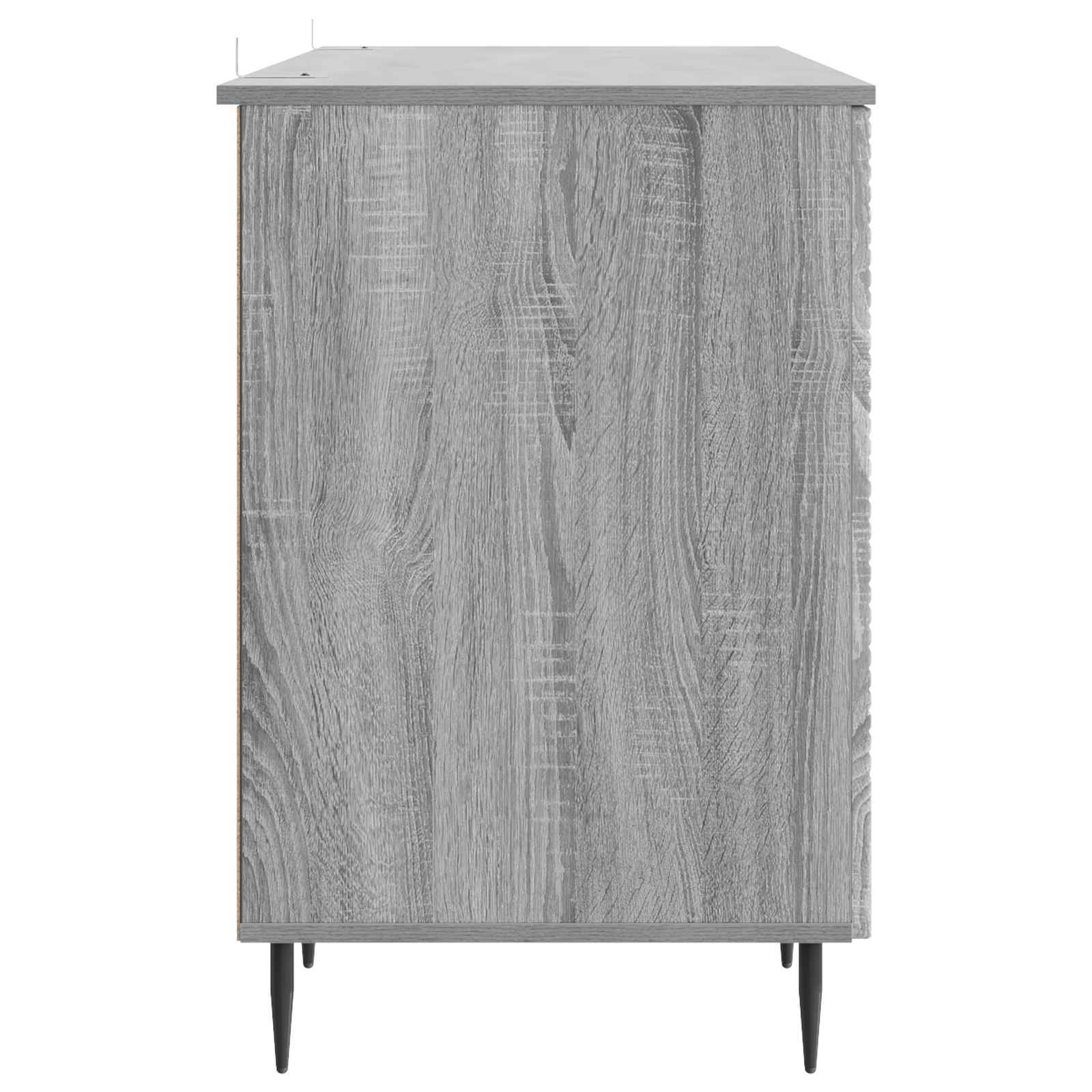 Escritorio Gris Sonoma 142,5 x 50 x 75 cm Madera de Ingeniería