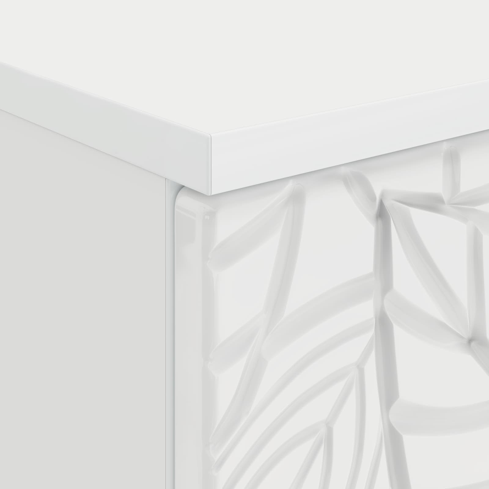 Escritorio Blanco Brillante Madera de ingeniería