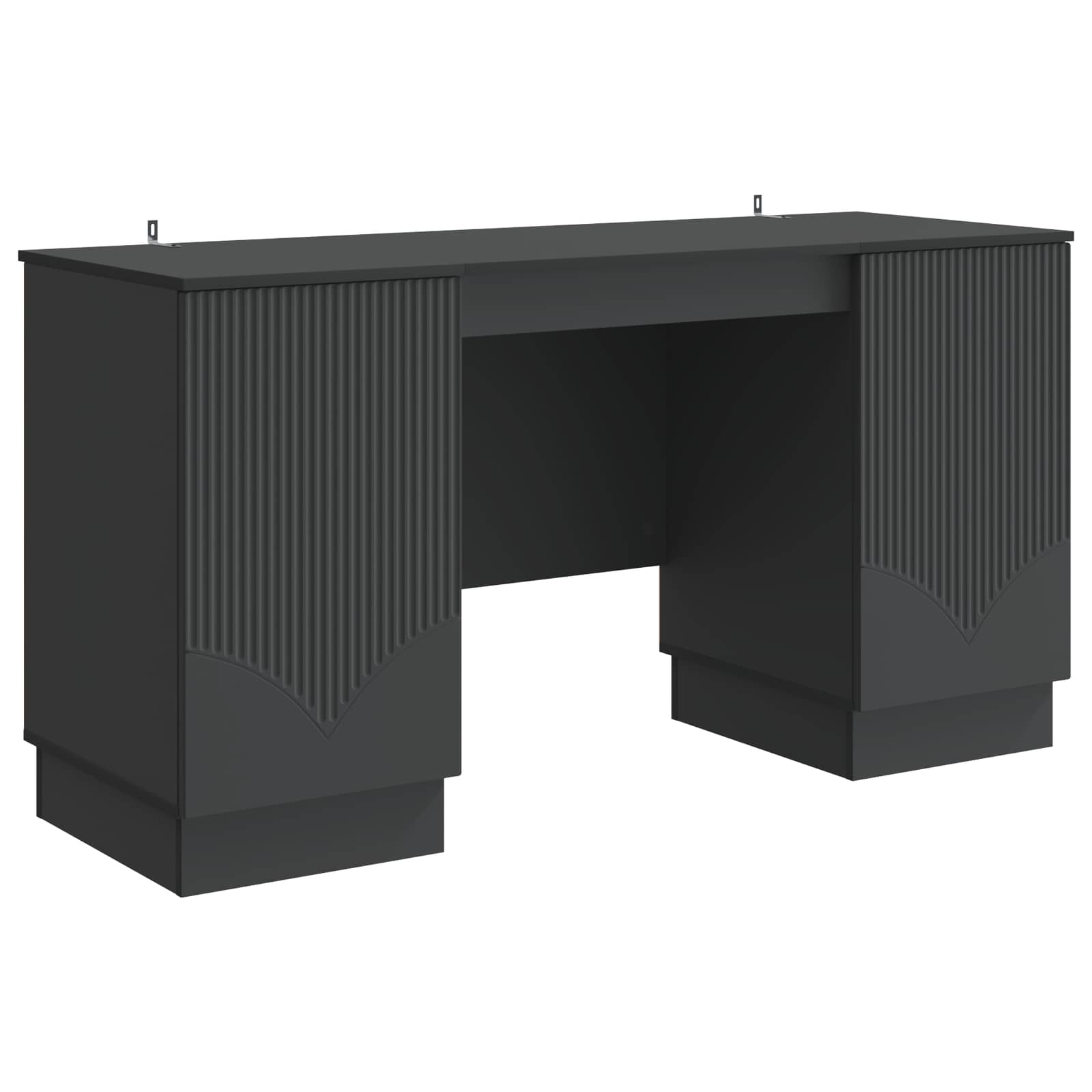 High Gloss Desk 142.5 x 50 x 75 cm Engineered Wood