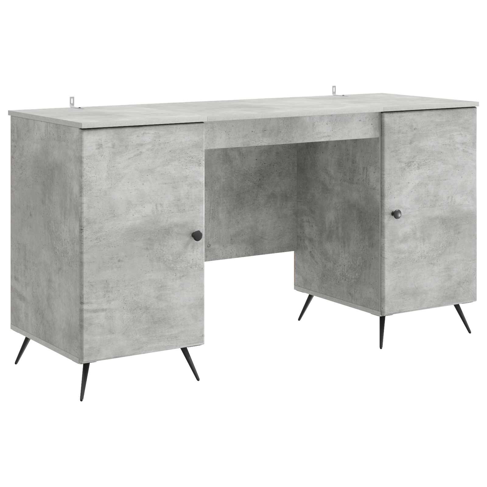 High Gloss Desk 142.5 x 50 x 75 cm Engineered Wood