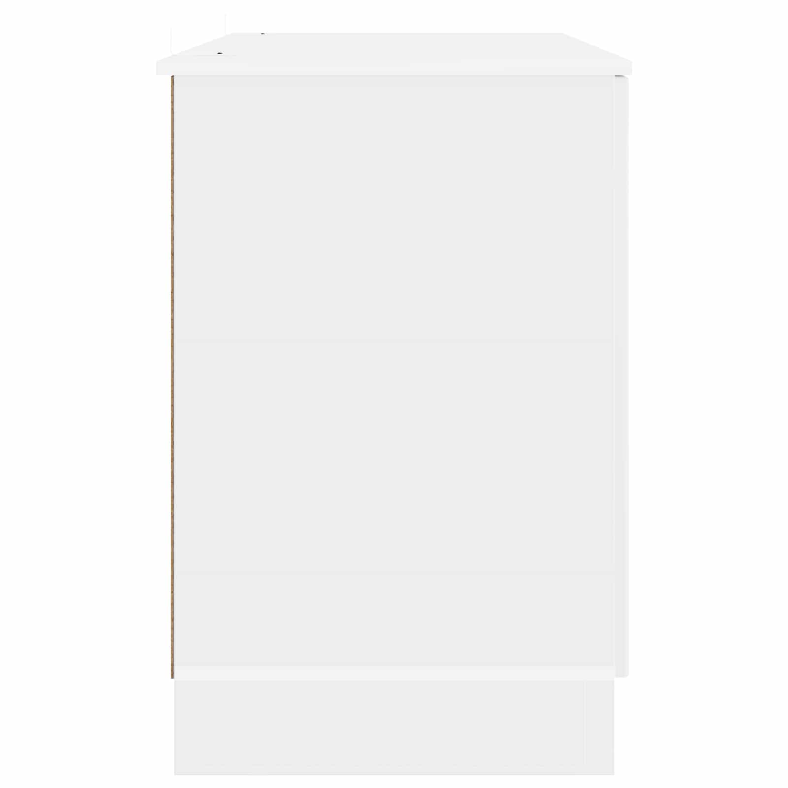 Escritorio Brillante 142,5 x 50 x 75 cm Madera de Ingeniería