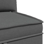 Sofá con almacenamiento Gris oscuro Tela