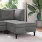 Yellow Velvet Corner Sofa with Storage