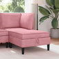 Yellow Velvet Corner Sofa with Storage