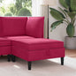 Yellow Velvet Corner Sofa with Storage