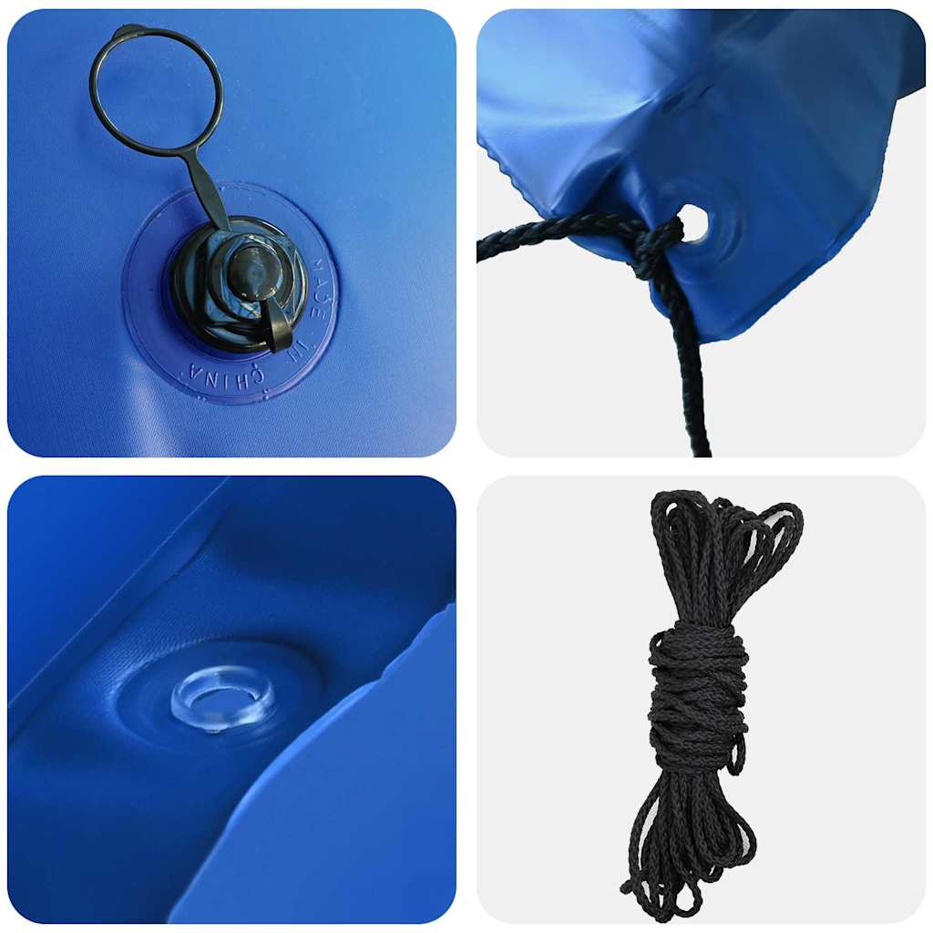 Almohada de piscina de invierno Azul 380 x 180 x 140 cm PVC